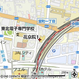 ファミリーマート仙台花京院店周辺の地図