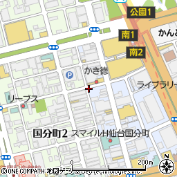 とり鉄 仙台国分町店周辺の地図