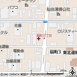 住江織物　仙台営業所周辺の地図
