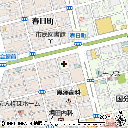 毎日新聞社株式会社　仙台支局周辺の地図