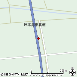 日本海東北自動車道周辺の地図