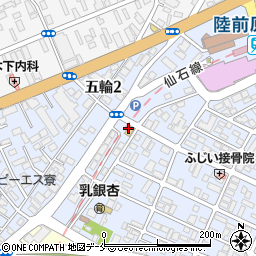 ファミリーマート仙台銀杏町店周辺の地図