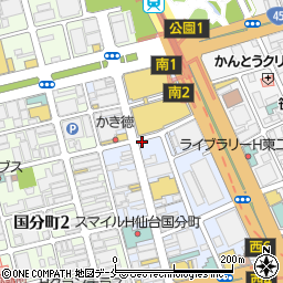 ロッテリア仙台一番町店周辺の地図