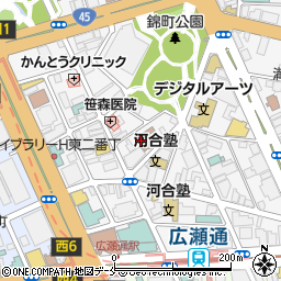 連合宮城周辺の地図