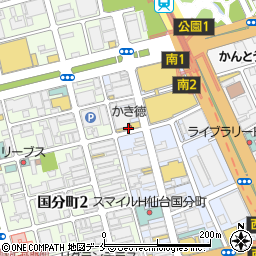 牛たん料理 閣 仙台三越前店周辺の地図