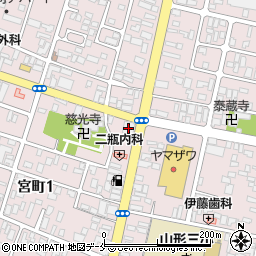 きらやか銀行宮町支店周辺の地図