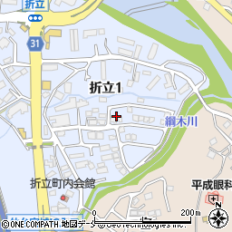 〒982-0261 宮城県仙台市青葉区折立の地図