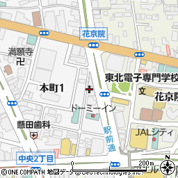 株式会社ホットハウス　仙台駅前センター周辺の地図