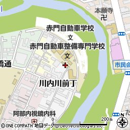 仙台赤門自動車学校周辺の地図
