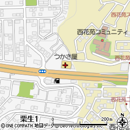 株式会社つかさ屋　栗生店周辺の地図