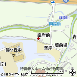 宮城県仙台市青葉区下愛子峯岸前14周辺の地図
