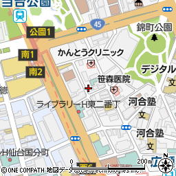 エイト技術株式会社　仙台支店周辺の地図