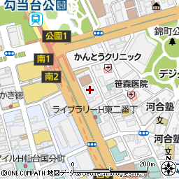 積和不動産東北株式会社　仙台賃貸営業所周辺の地図