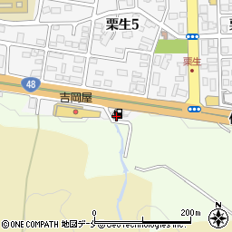 株式会社三陸物産　栗生ＳＳ周辺の地図
