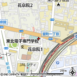 ホテルパーク仙台１周辺の地図