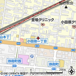 小田原1丁目駐車場周辺の地図