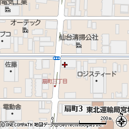 ＳＢＳフレイトサービス株式会社　仙台支店周辺の地図