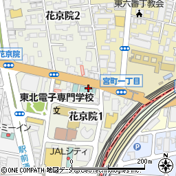 ＮＰＤリッチモンドホテル仙台駐車場周辺の地図