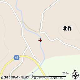 山形県東村山郡山辺町北作20周辺の地図