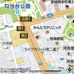 宮城県信用保証協会　情報システム課周辺の地図