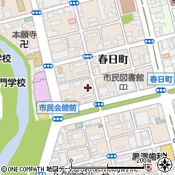 ザ・パーク仙台春日町駐車場周辺の地図