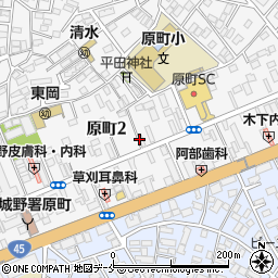 産経新聞仙台東部専売所周辺の地図