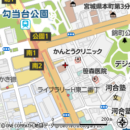 リパーク仙台本町第５駐車場周辺の地図