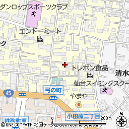 宮城県仙台市宮城野区小田原2丁目5周辺の地図