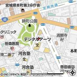 瀧澤神社周辺の地図