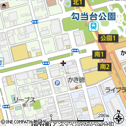 オイルショック 油食来 定禅寺通本店周辺の地図