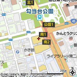 仙台市男女共同参画推進センター　エル・パーク仙台周辺の地図