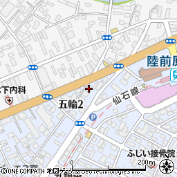 上野興業仙台支社周辺の地図