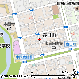 リパーク仙台春日町第５駐車場周辺の地図
