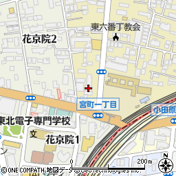 松風仙台営業所周辺の地図