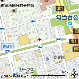 焼肉 泰山 TAIZAN 定禅寺通り店周辺の地図