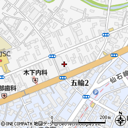 宮城ゼミナール周辺の地図