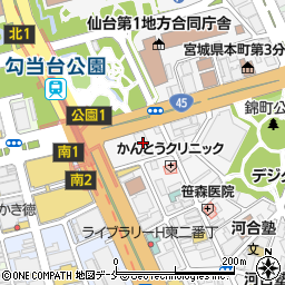 宮城県精神保健福祉協会　みやぎ心のケアセンター周辺の地図