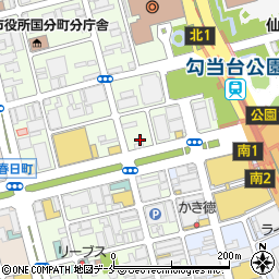 COFFEE 珈巣多夢 定禅寺通り店周辺の地図