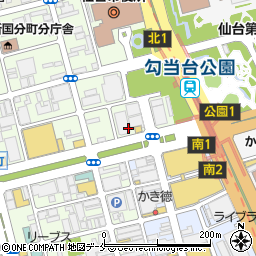 焼肉ここから 仙台本店周辺の地図
