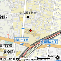 仙台市立東六番丁小学校周辺の地図