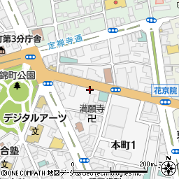リパーク仙台本町第１２駐車場周辺の地図