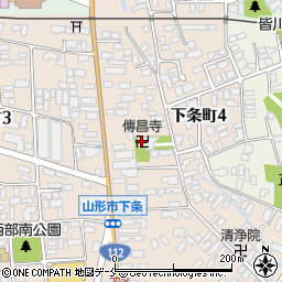 傳昌寺周辺の地図