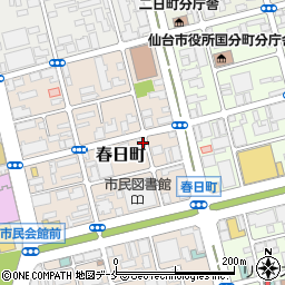 リパーク仙台春日町第６駐車場周辺の地図