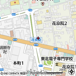 扶桑薬品工業株式会社　仙台支店周辺の地図