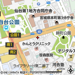 きらやかリース株式会社　仙台営業推進部周辺の地図