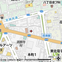 株式会社サイボウ仙台オフィス周辺の地図