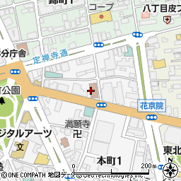 エースコック株式会社仙台支店周辺の地図