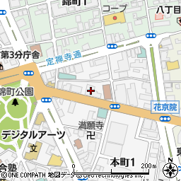 ダスキンレントオール仙台イベントセンター周辺の地図