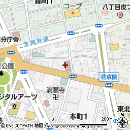 東ソー株式会社　仙台支店周辺の地図