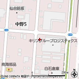 トーホクガス株式会社仙台東営業所周辺の地図